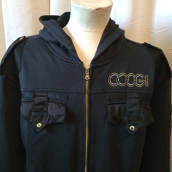 Men's Coogi Zip front Hoodie - 3XL - Black - Cotton blend - Picture 2 of 16